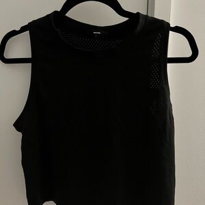 Lululemon Athletica Black Sleeveless Muscle Tee